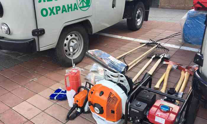 Фоторепортаж: В Бурятии лесхозы получили 15 новых машин и оборудование
