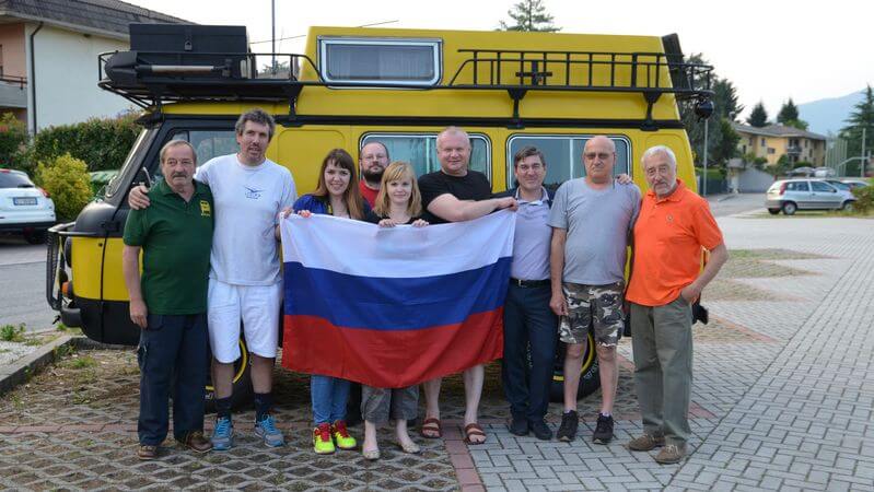 Ульяновцы совершили автопробег в Италию на автомобилях УАЗ