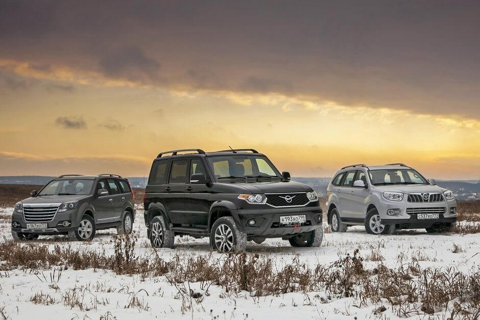 Сравнительный тест DW Hower H3, Foton Sauvana и УАЗ Патриот